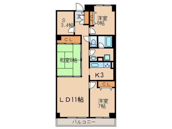 ZELKOVA COOPERASの物件間取画像